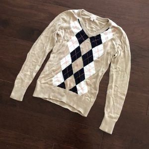 Merona argyle sweater size XS
